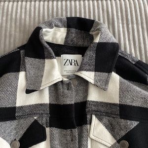 Zara Plaid Shacket
